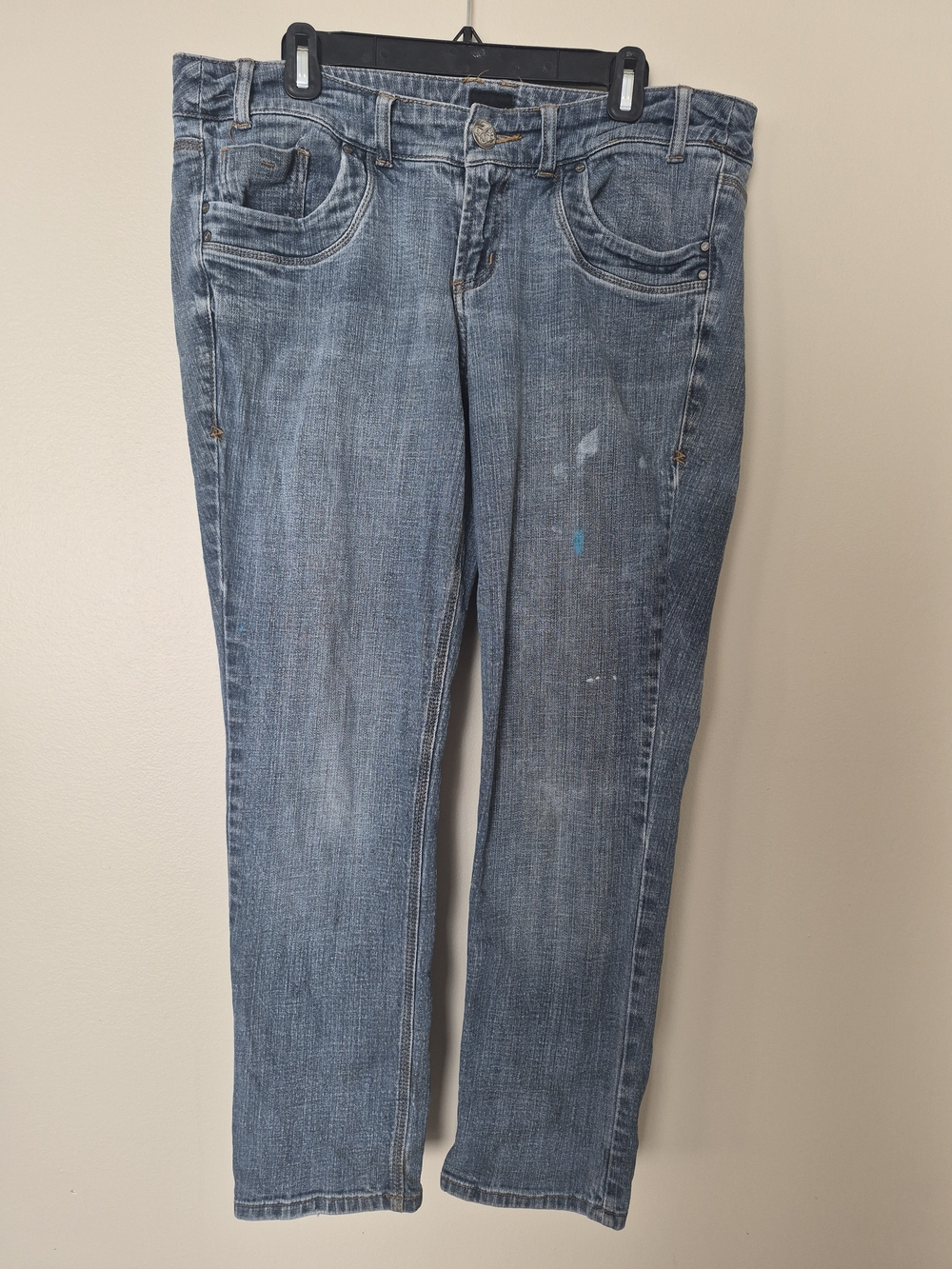 Z Cavaricci Women’s Size 18 Jeans Straight Leg Y2K Stretch Denim